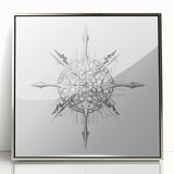 Modern Wall Art – Intricate Vintage Marine Life Illustration