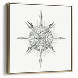 Modern Wall Art – Intricate Vintage Marine Life Illustration