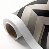 Abstract geometric design on rolled canvas showcasing vibrant colors and intricate patterns, ideal for modern home decor, securely packaged in a protective tube.