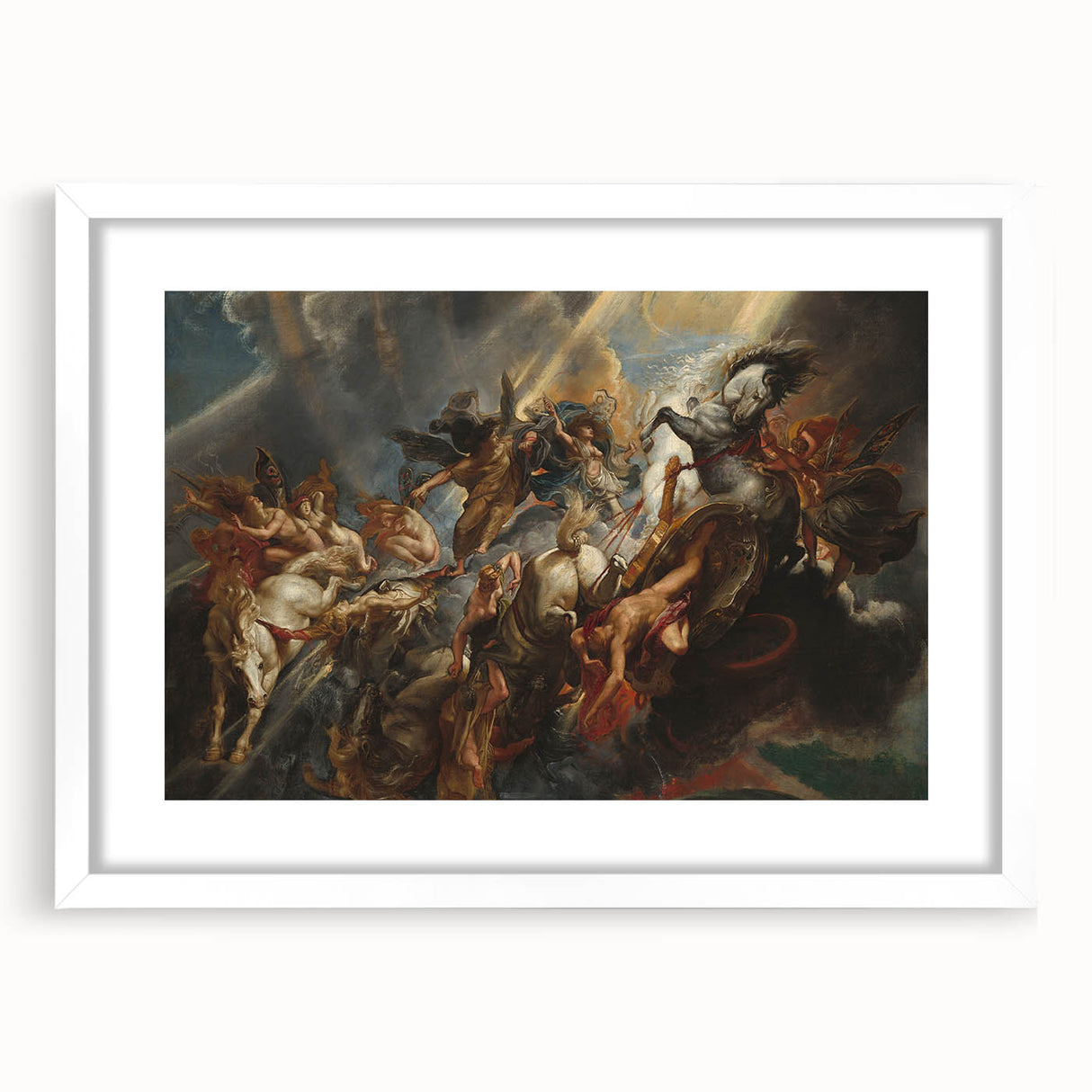 Antique Art Print for Classic and Mythological Decor