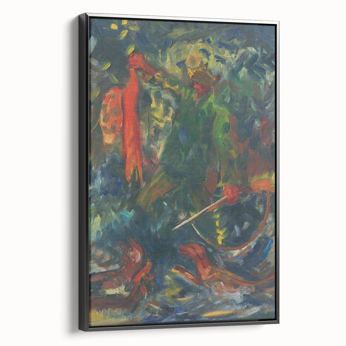 Expressionism Wall Art - Hunter with Dog II by Arnold Peter Weisz