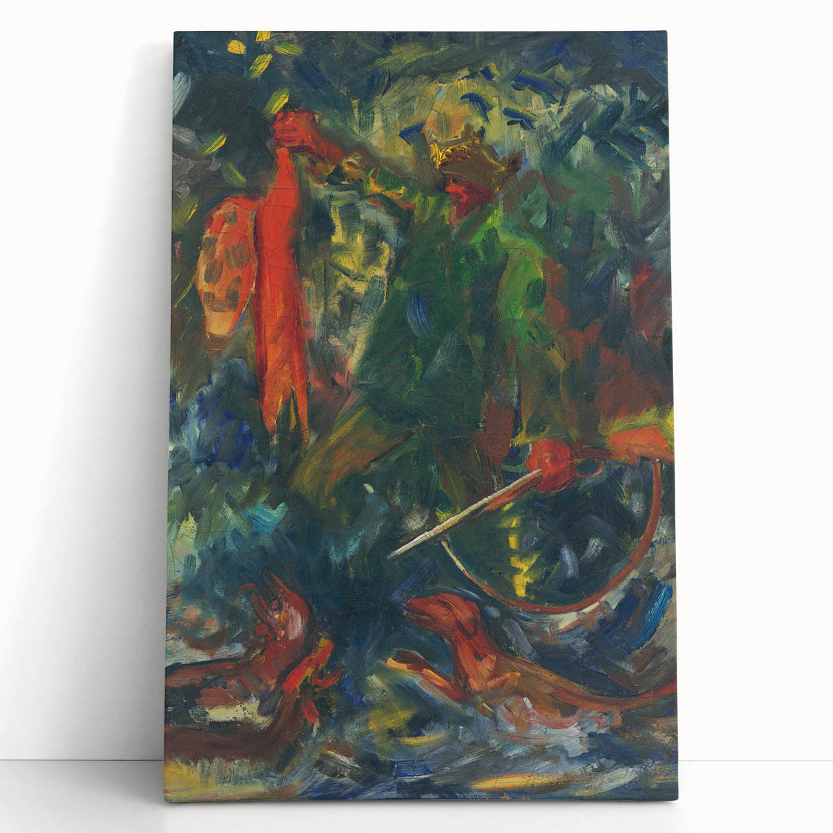 Expressionism Wall Art - Hunter with Dog II by Arnold Peter Weisz