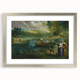 Impressionist Landscape - Fishing by Edouard Manet Print
