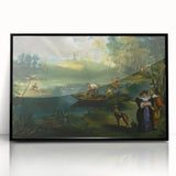 Impressionist Landscape - Fishing by Edouard Manet Print