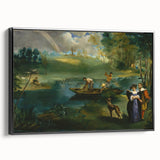 Impressionist Landscape - Fishing by Edouard Manet Print