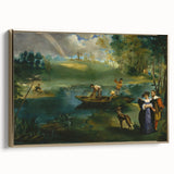 Impressionist Landscape - Fishing by Edouard Manet Print