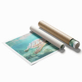 Extra large rolled canvas print featuring a vibrant floral design, ideal for classy bathroom or large living room wall art.
