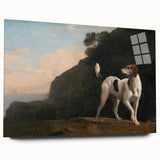 Classic Romantic Paintings - Foxhound Landscape Canvas Art