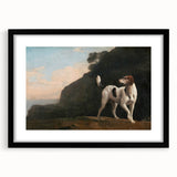 Classic Romantic Paintings - Foxhound Landscape Canvas Art