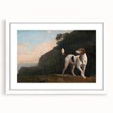 Classic Romantic Paintings - Foxhound Landscape Canvas Art