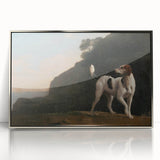 Classic Romantic Paintings - Foxhound Landscape Canvas Art