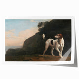 Classic Romantic Paintings - Foxhound Landscape Canvas Art