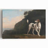 Classic Romantic Paintings - Foxhound Landscape Canvas Art