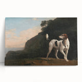 Classic Romantic Paintings - Foxhound Landscape Canvas Art