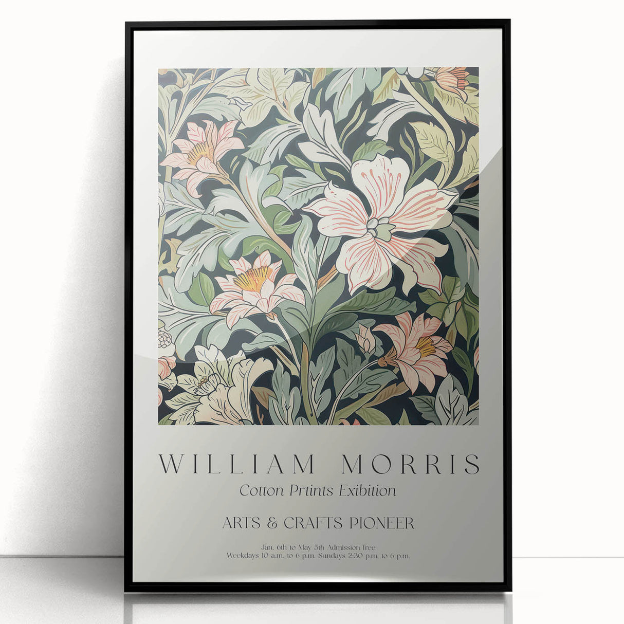 Elegant Botanical Living Room Wall Art – Classic Canvas Print