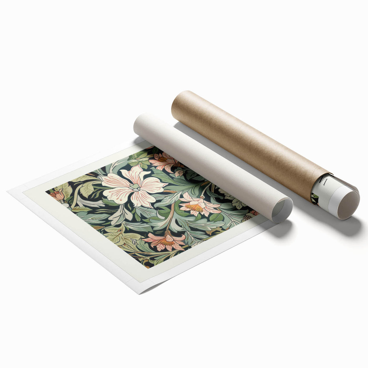 Elegant Botanical Living Room Wall Art – Classic Canvas Print