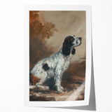 Rolled canvas print displaying vibrant, colorful animal designs inspired by nature, securely packaged in a protective cardboard tube for safe shipping.