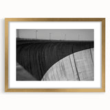 Landscape bridge frame with mat in gold, showcasing a modern design perfect for home decor. Ideal for displaying photos or artwork, enhancing any interior space.