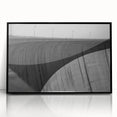 Framed acrylic artwork of a serene landscape bridge view, showcasing vibrant colors and intricate details, perfect for enhancing modern home decor.