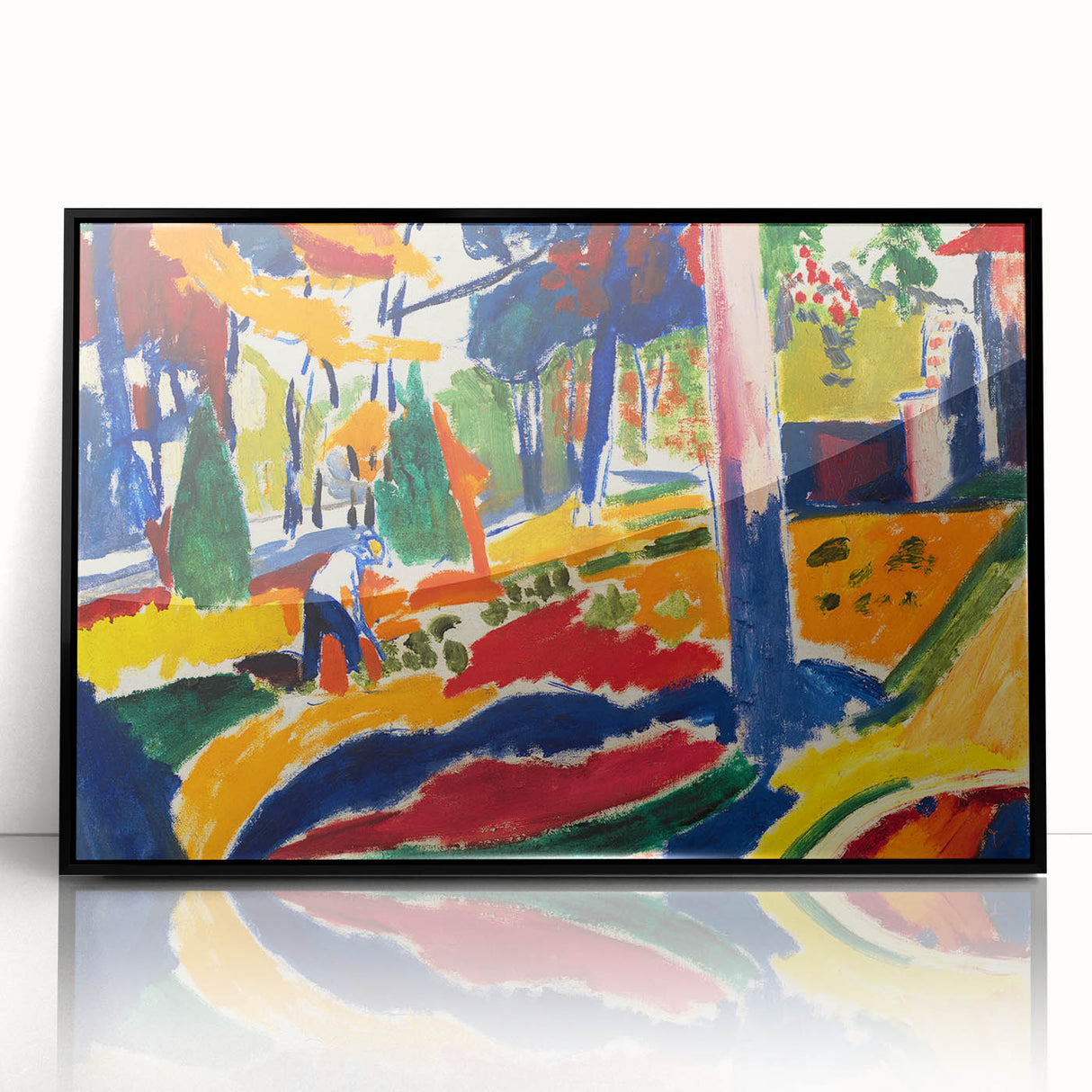 Bold Garden Landscape - Modern Wall Art for Trendy Home Decor
