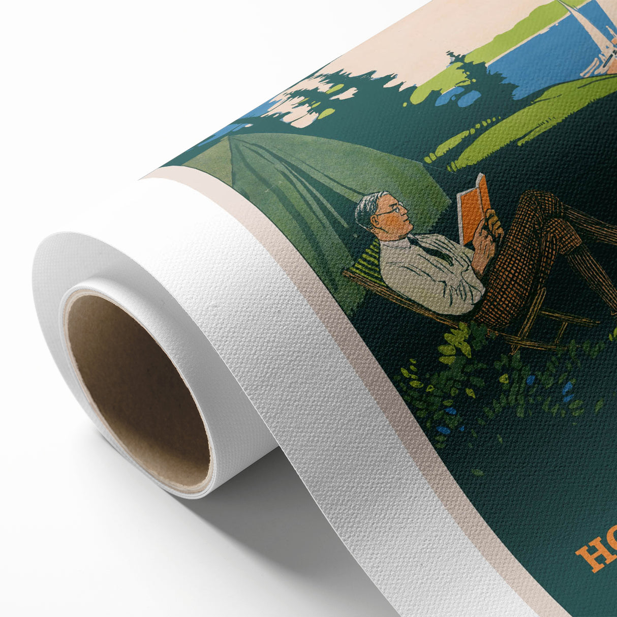 Retro Camping Poster – Vintage Outdoor Adventure Art