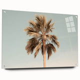 Large abstract wall art on acrylic glass featuring swirling blue and white patterns.