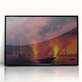 Famous Romantic Era Art - The Battle of Sinop Canvas Print