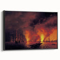 Famous Romantic Era Art - The Battle of Sinop Canvas Print