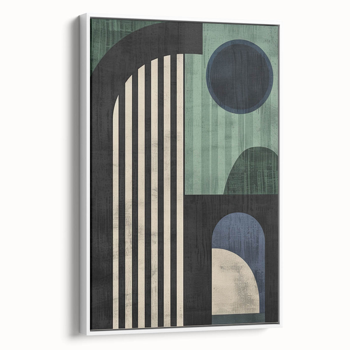 Geometric Modern Wall Art - Bold Abstract Dining Room Print