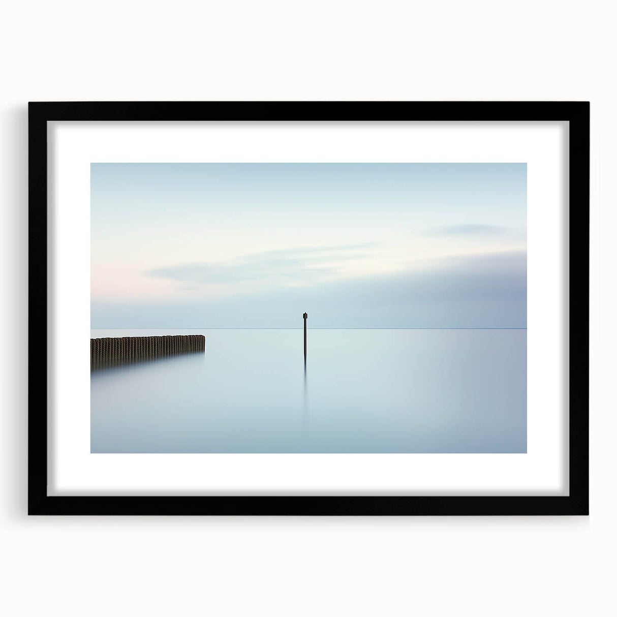 Minimalist Ocean Office Wall Art – Tranquil Seascape Print