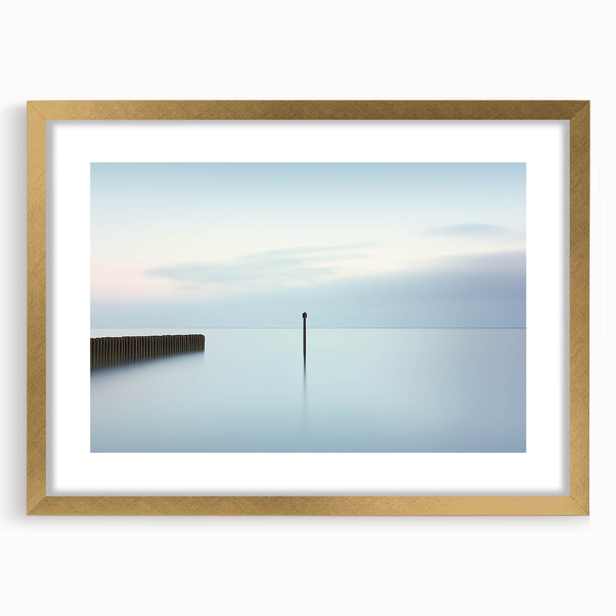 Minimalist Ocean Office Wall Art – Tranquil Seascape Print