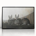 Framed acrylic artwork showcasing a vibrant animal design with a black frame, perfect for adding a modern touch to home decor. Ideal for animal lovers and art enthusiasts.