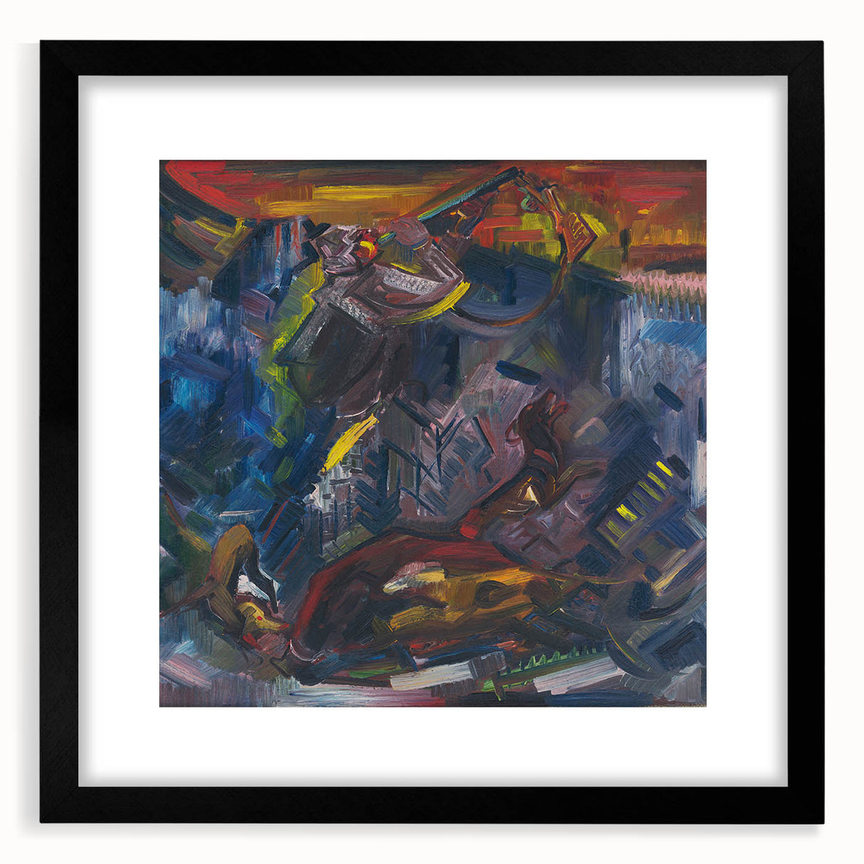 Expressionism Wall Art - Hunter with Prey by Arnold Peter Weisz