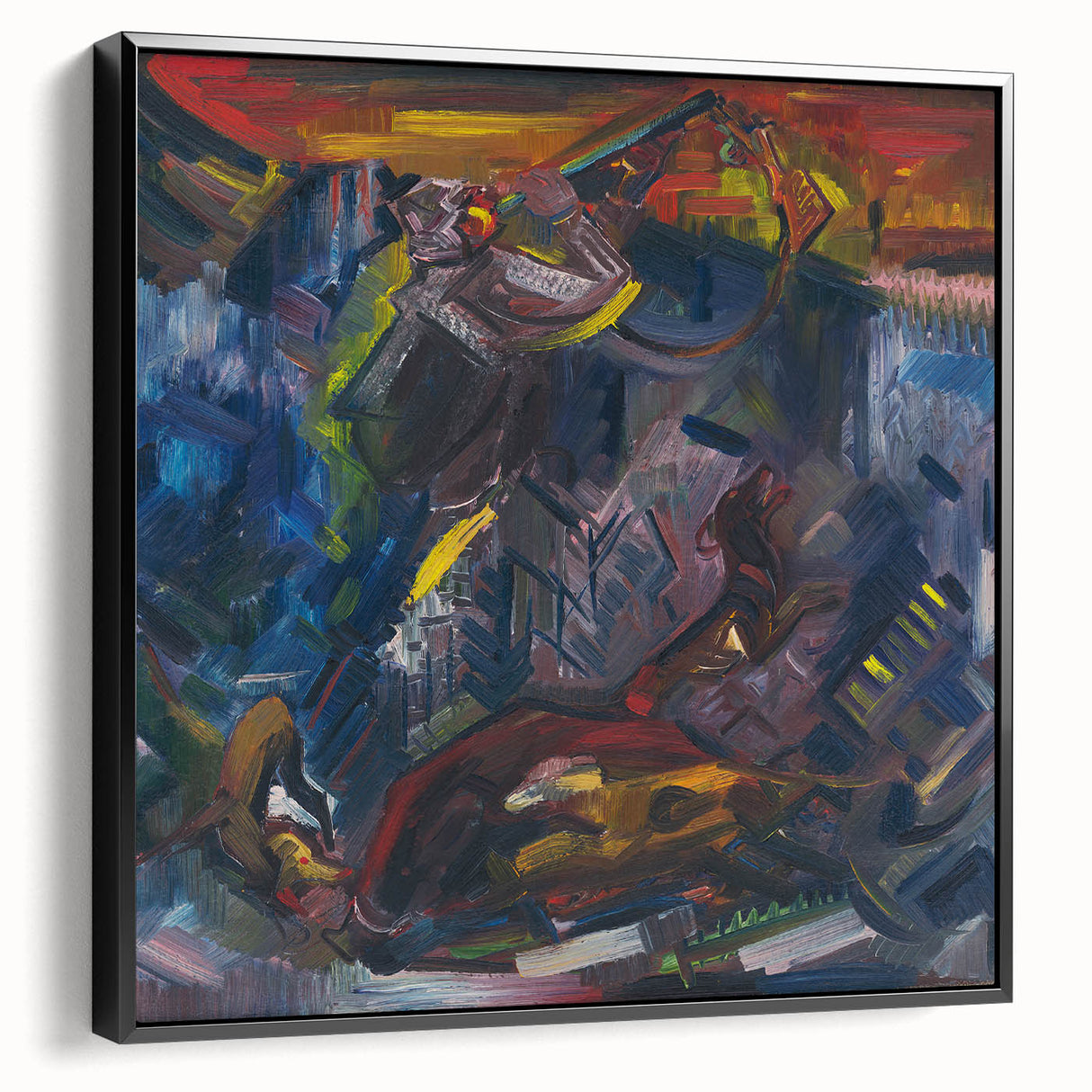 Expressionism Wall Art - Hunter with Prey by Arnold Peter Weisz