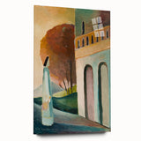 Modern Wall Art - Serene Palace Gate Scene - Contemporary Art Print