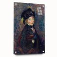 Head of Girl with Feathered Turban Art Print - William Glackens Portrait