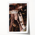 Extra large rolled print of a fall-themed floral art, featuring warm earth tones, ideal for dining room wall decor.