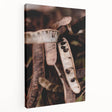 Large canvas print depicting a fall scene with orange and brown tones, ideal for kitchen wall art.