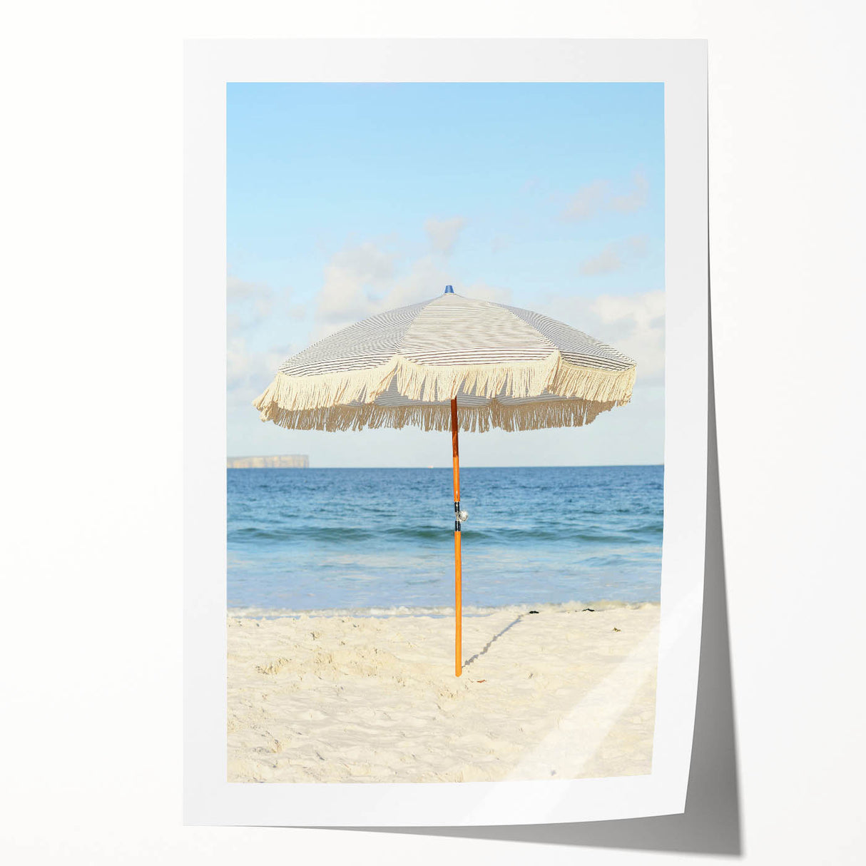 Extra large rolled canvas print featuring a vibrant floral design in summer hues, ideal for dining room wall decor.