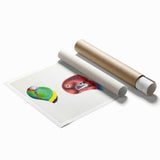 Famous Romantic Era Art - Australian Bird Heads Illustration Canvas Print