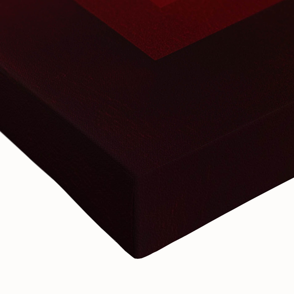 Bold Geometric Living Room Wall Art – Red & Burgundy Canvas