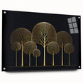 Abstract floral wall art displayed in acrylic glass, showcasing vibrant colors and intricate details, mounted with stylish pins for a modern look. Ideal for contemporary home decor.