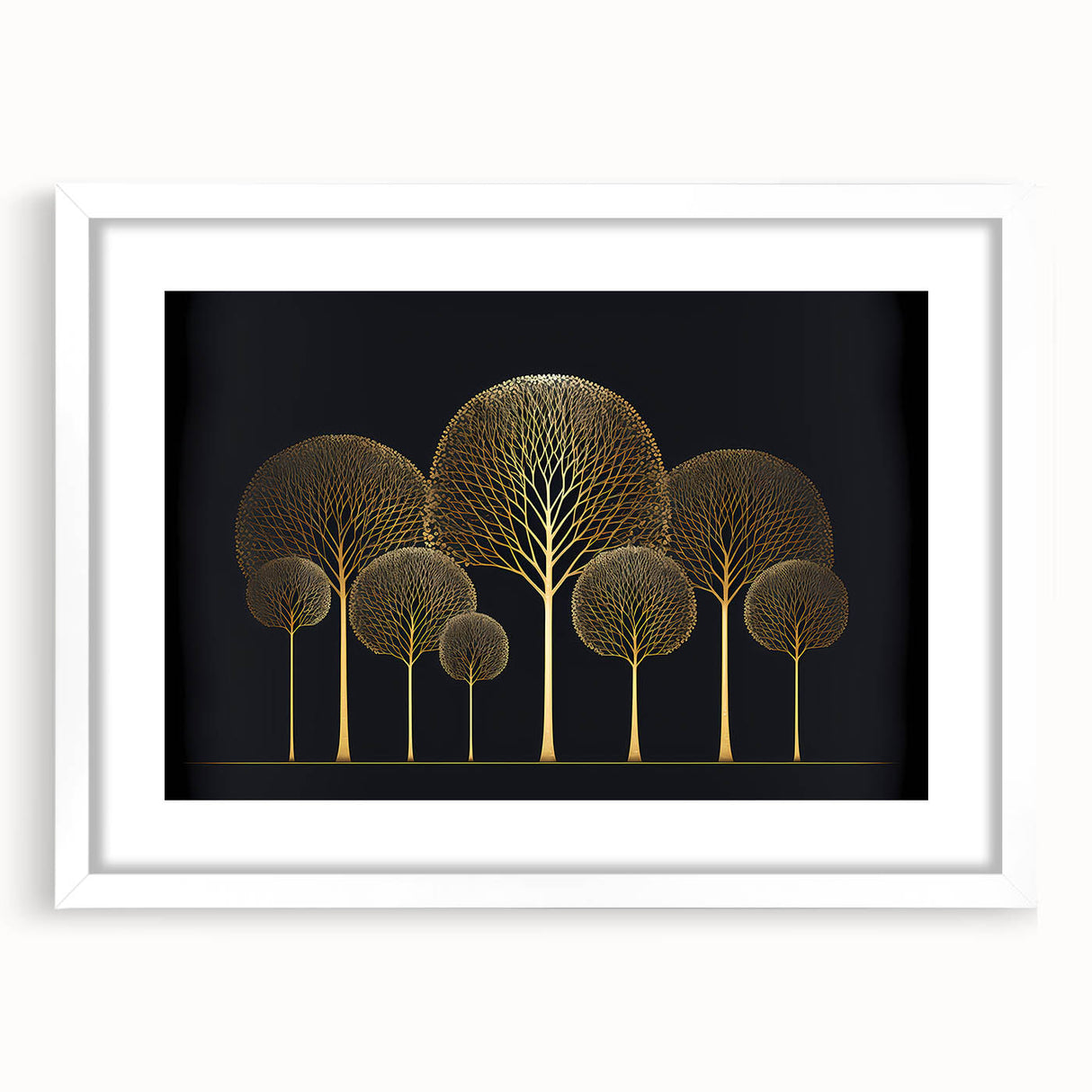 Abstract floral wall art framed in white matting, showcasing vibrant colors and intricate patterns, perfect for modern home decor. Ideal for elevating living spaces with a touch of elegance and creativity.