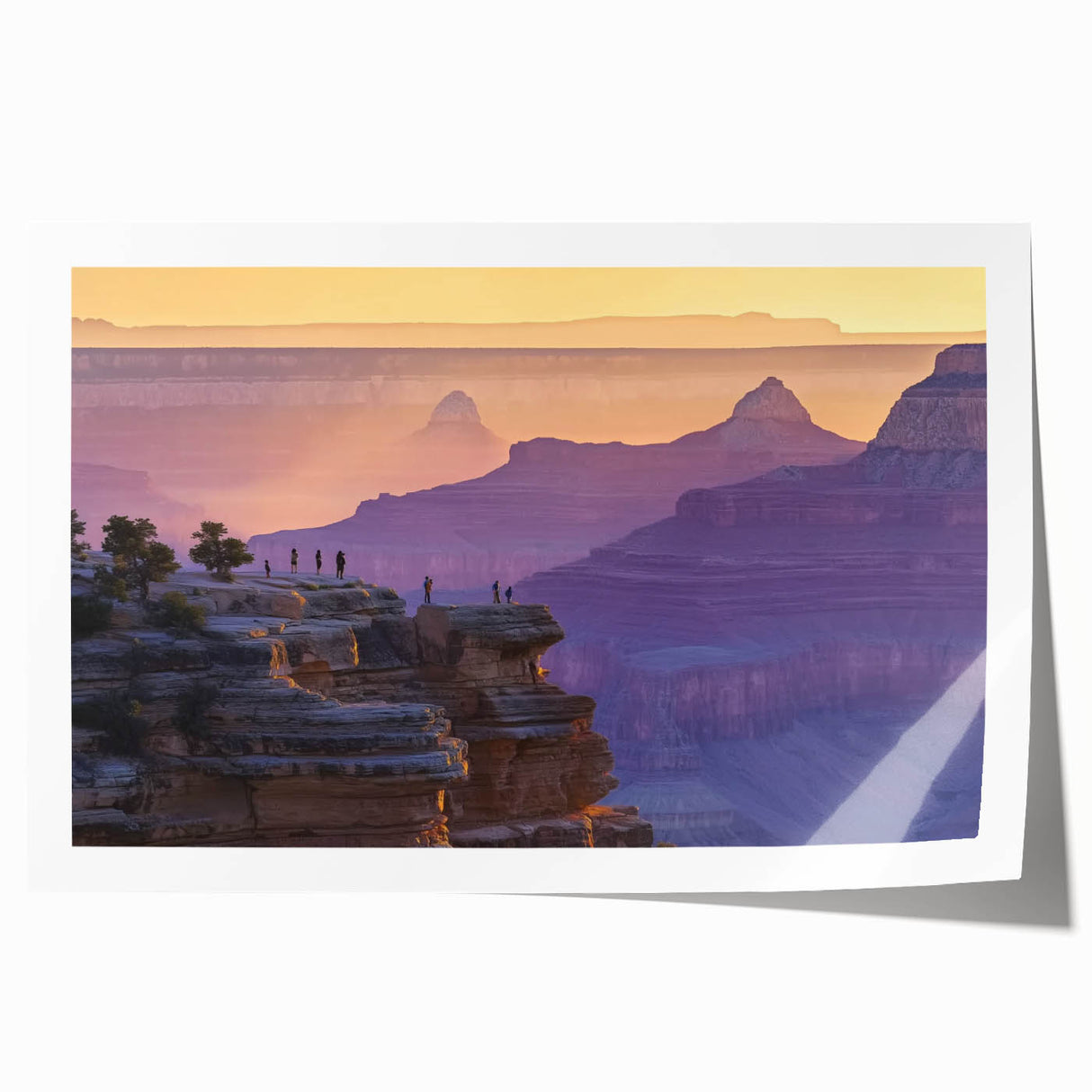 Vibrant landscape canyons rolled print showcasing stunning rock formations and natural beauty, perfect for home décor or art collection, delivered in protective packaging.