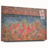 Mosaic Seascape Modern Wall Art - Abstract Coastal Decor Print