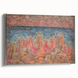 Mosaic Seascape Modern Wall Art - Abstract Coastal Decor Print