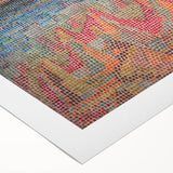Mosaic Seascape Modern Wall Art - Abstract Coastal Decor Print