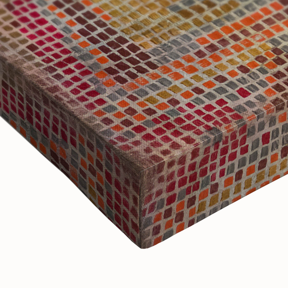 Mosaic Seascape Modern Wall Art - Abstract Coastal Decor Print