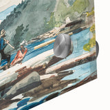 Hudson River Logging Art Print - Winslow Homer Realism Landscape Decor