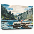 Hudson River Logging Art Print - Winslow Homer Realism Landscape Decor